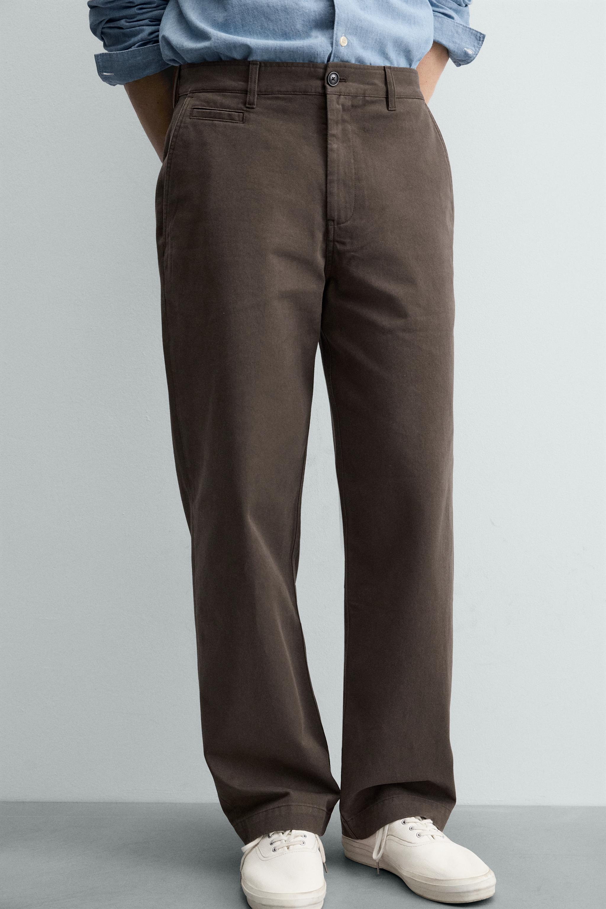 STRAIGHT FIT CHINO PANTS